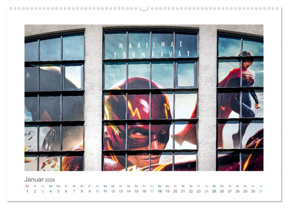 Street Art and City Vibes (CALVENDO Premium Wandkalender 2026)