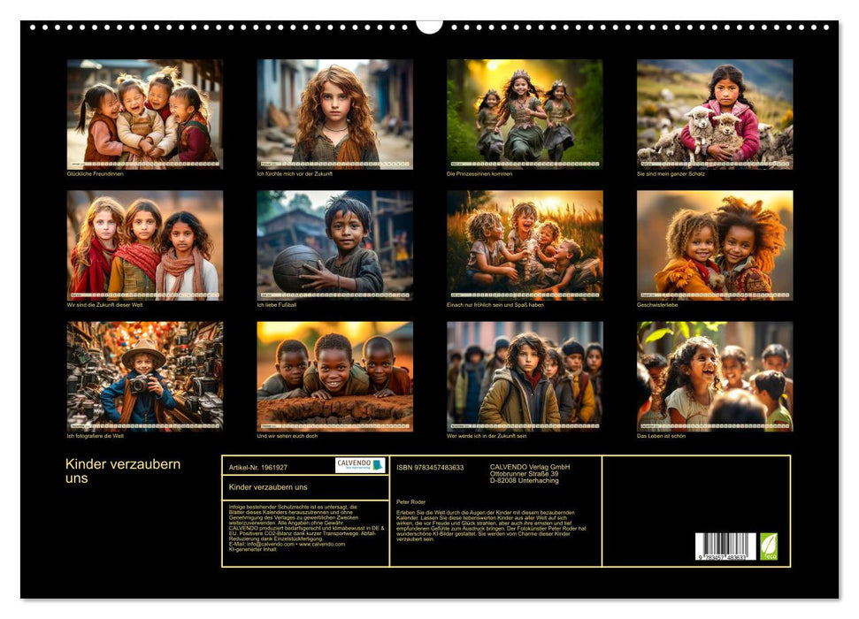 Kinder verzaubern uns (CALVENDO Wandkalender 2026)