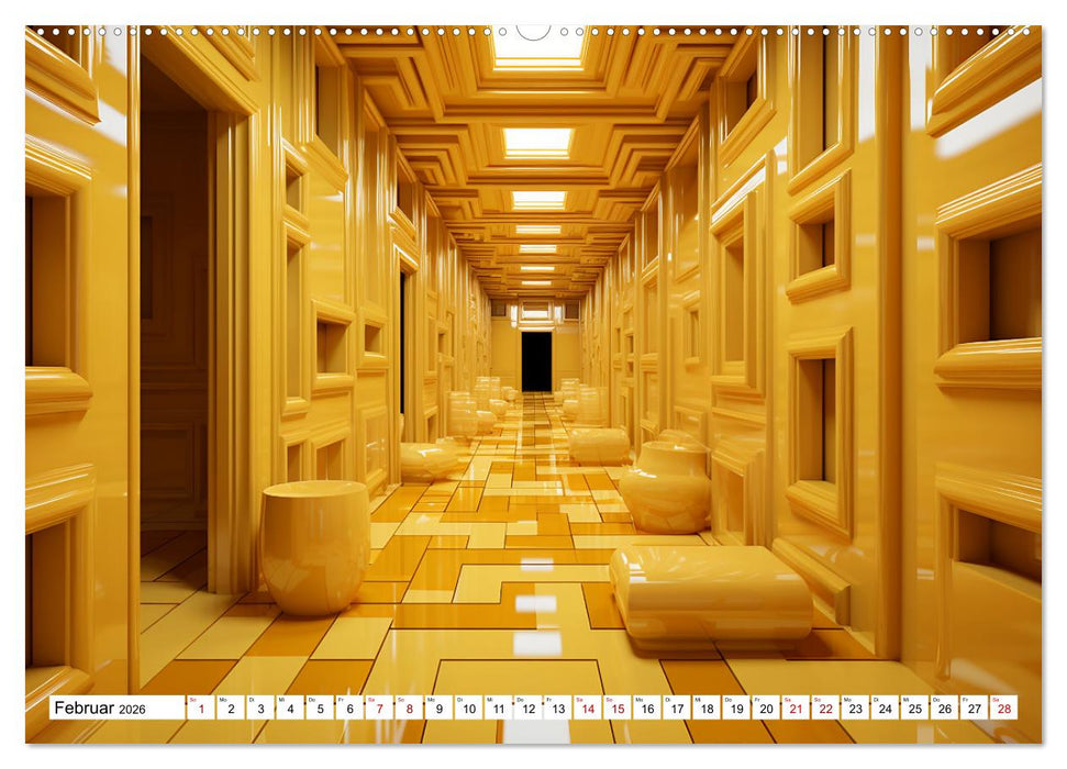 Illusionen aus Farben und Formen (CALVENDO Wandkalender 2026)