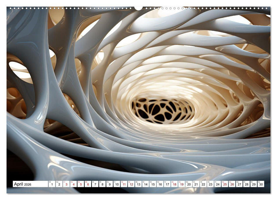 Illusionen aus Farben und Formen (CALVENDO Wandkalender 2026)