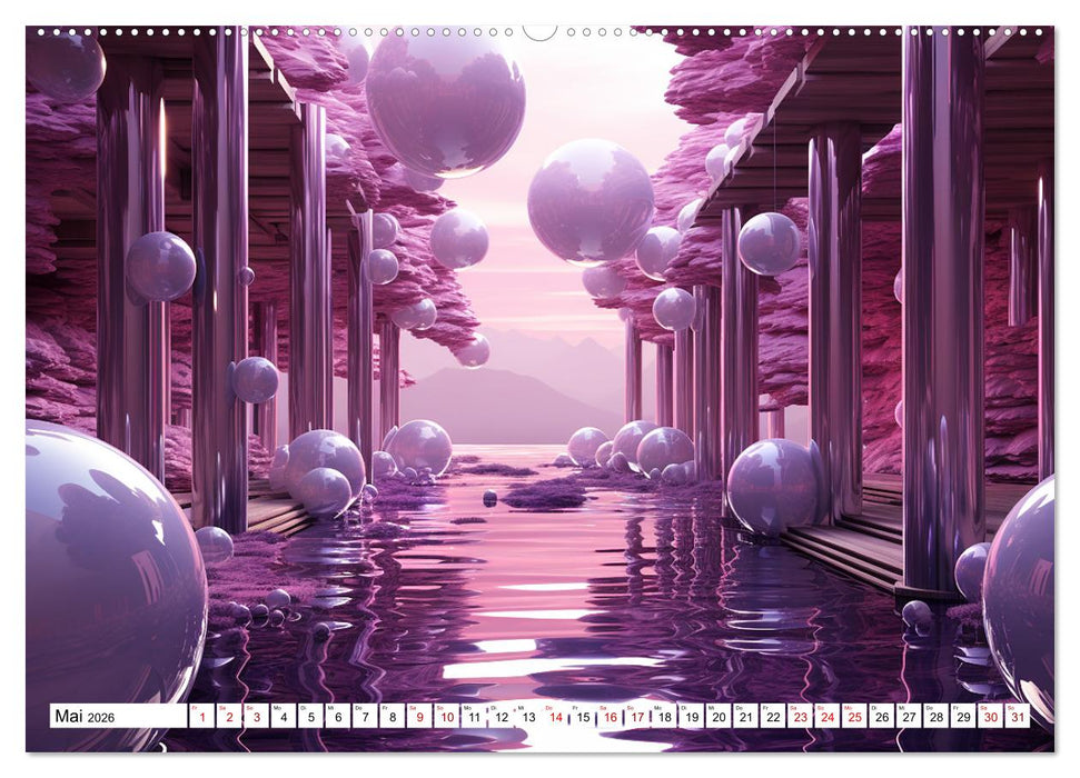 Illusionen aus Farben und Formen (CALVENDO Wandkalender 2026)