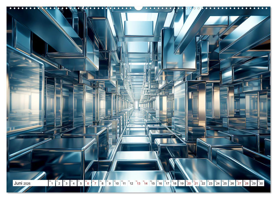 Illusionen aus Farben und Formen (CALVENDO Wandkalender 2026)