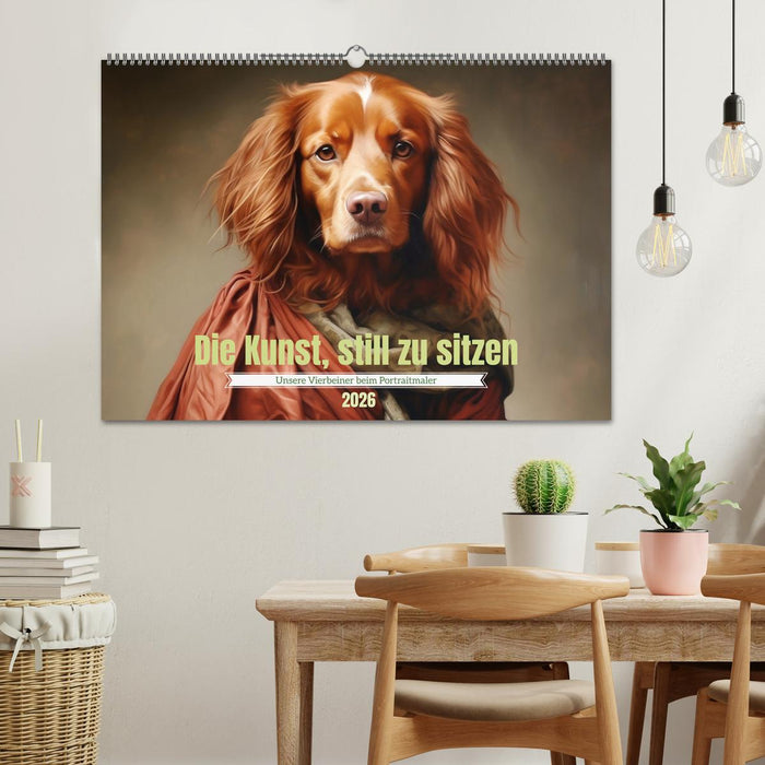 Die Kunst, still zu sitzen (CALVENDO Wandkalender 2026)