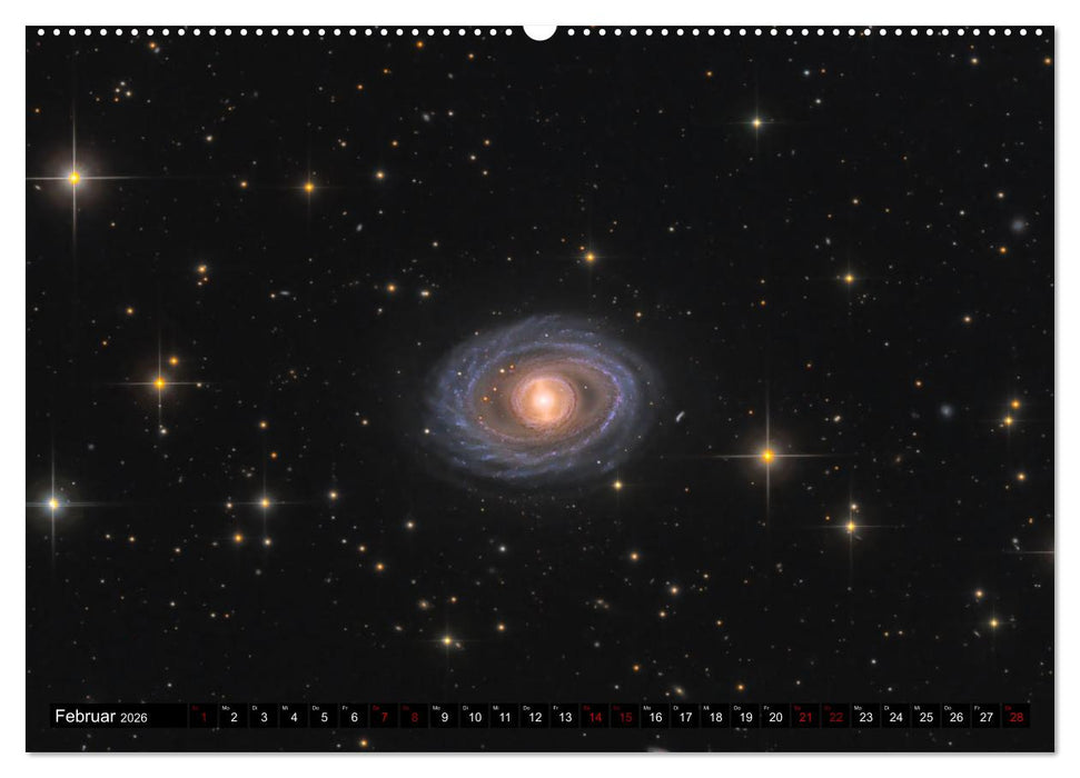 Galaxien im Universum (CALVENDO Wandkalender 2026)