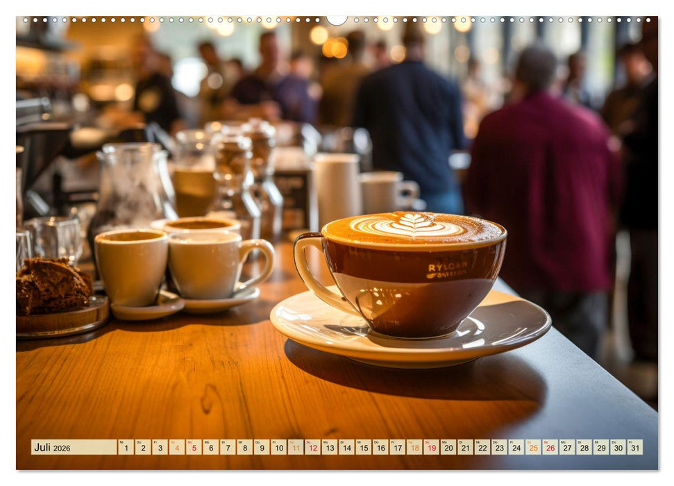 Mein Kaffee meine Bar (CALVENDO Premium Wandkalender 2026)