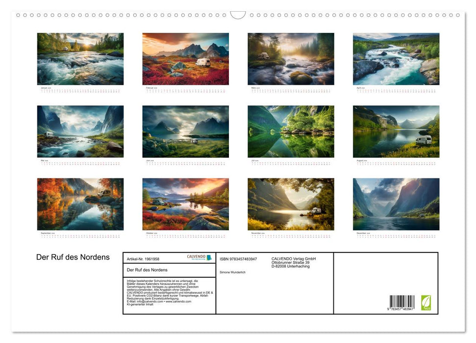 Der Ruf des Nordens (CALVENDO Wandkalender 2026)