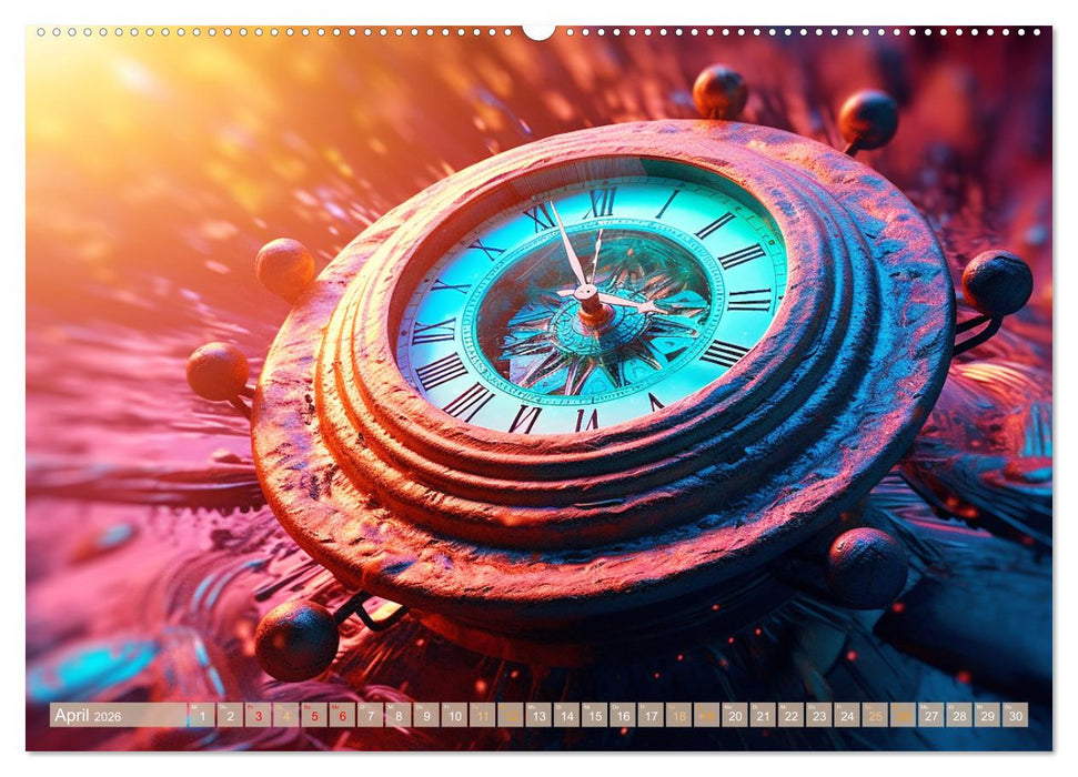 Surreale Uhren (CALVENDO Wandkalender 2026)