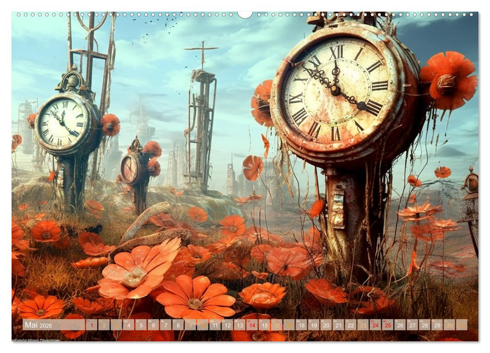 Surreale Uhren (CALVENDO Wandkalender 2026)