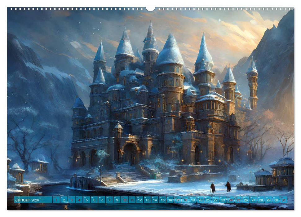 Visionen aus Atlantis (CALVENDO Wandkalender 2026)