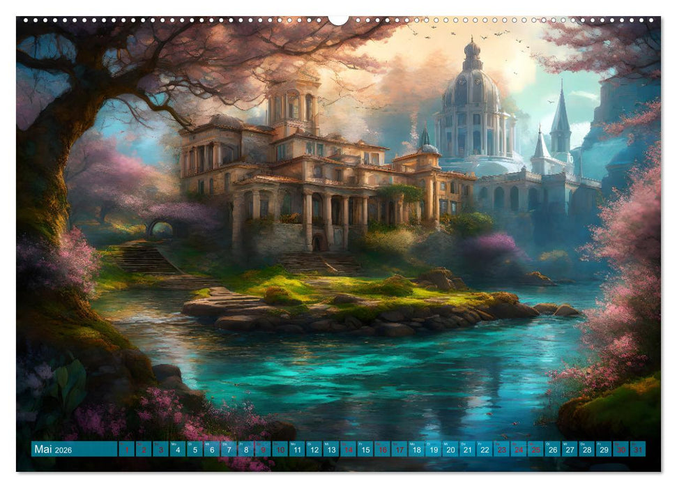 Visionen aus Atlantis (CALVENDO Wandkalender 2026)