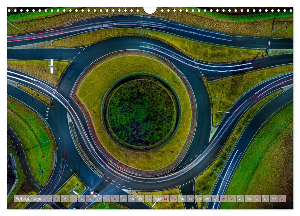 neunziggrad photoart: die erde von oben (CALVENDO Wandkalender 2026)