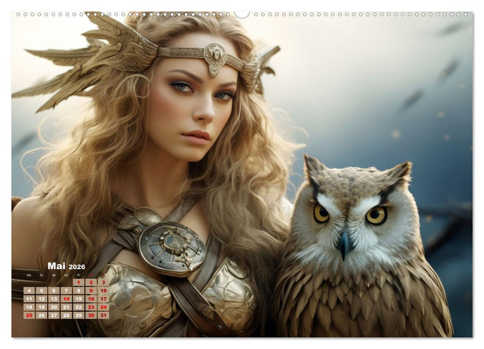 Märchenhafte Fabelfrauen (CALVENDO Wandkalender 2026)