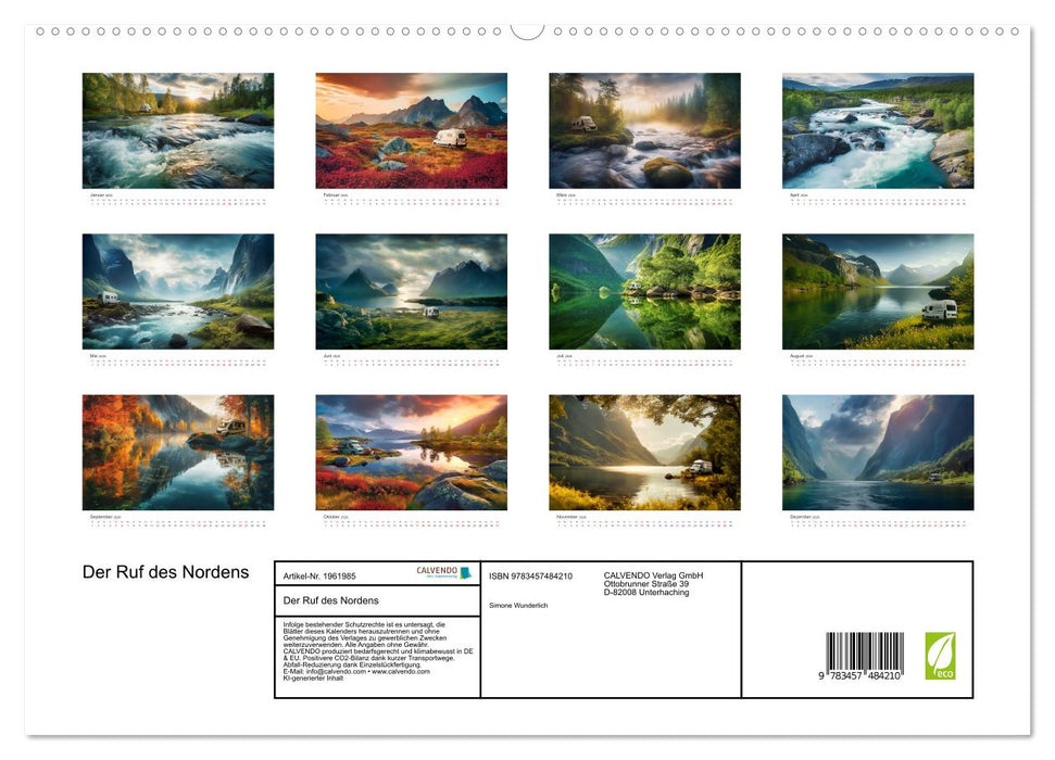 Der Ruf des Nordens (CALVENDO Premium Wandkalender 2026)
