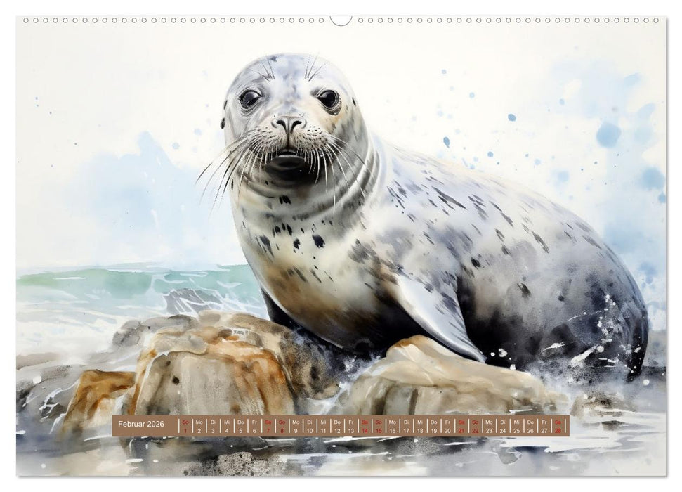 Urlaubszeit an der malerischen Nordseeküste (CALVENDO Wandkalender 2026)