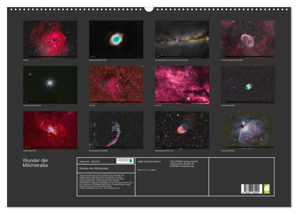 Wunder der Milchstraße (CALVENDO Wandkalender 2026)