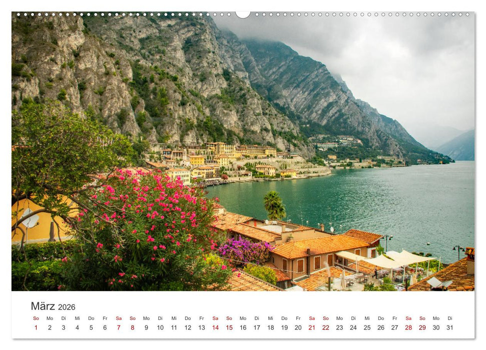Limone sul Garda - Traumreiseziel (CALVENDO Premium Wandkalender 2026)