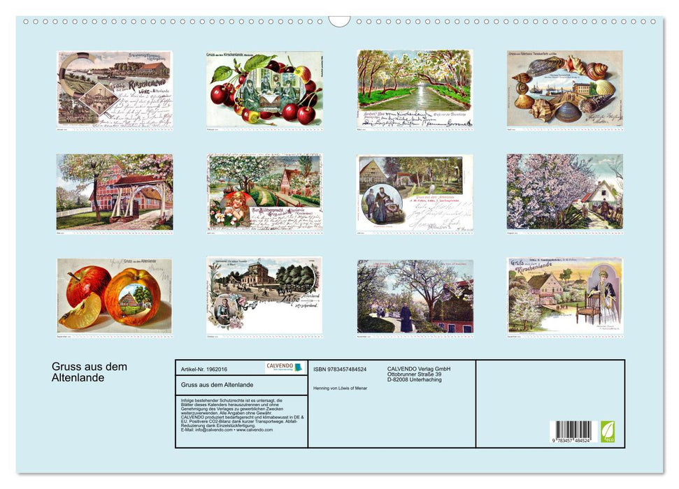 Gruss aus dem Altenlande (CALVENDO Wandkalender 2026)