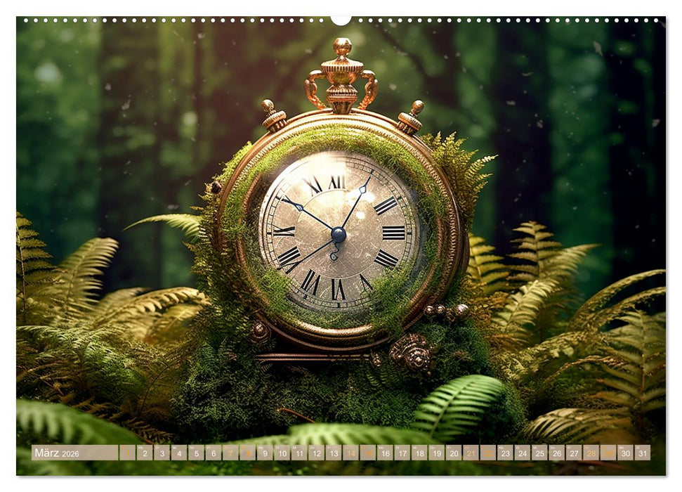 Surreale Uhren (CALVENDO Premium Wandkalender 2026)