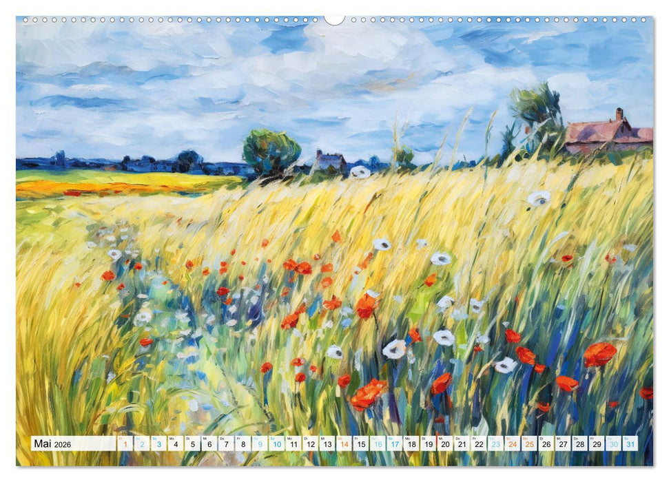 Havelland - Impressionistische Visionen einer idyllischen Region (CALVENDO Wandkalender 2026)