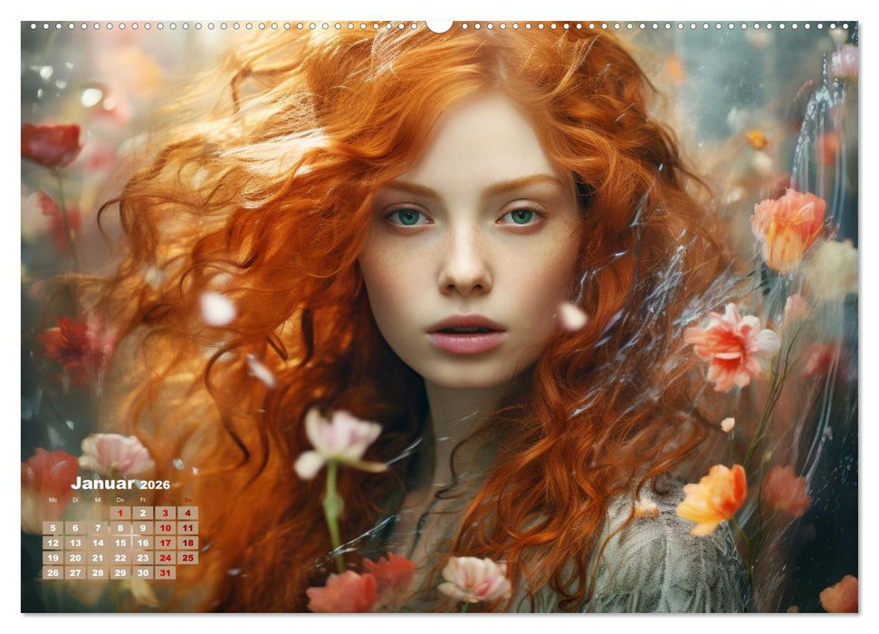 Märchenhafte Fabelfrauen (CALVENDO Premium Wandkalender 2026)