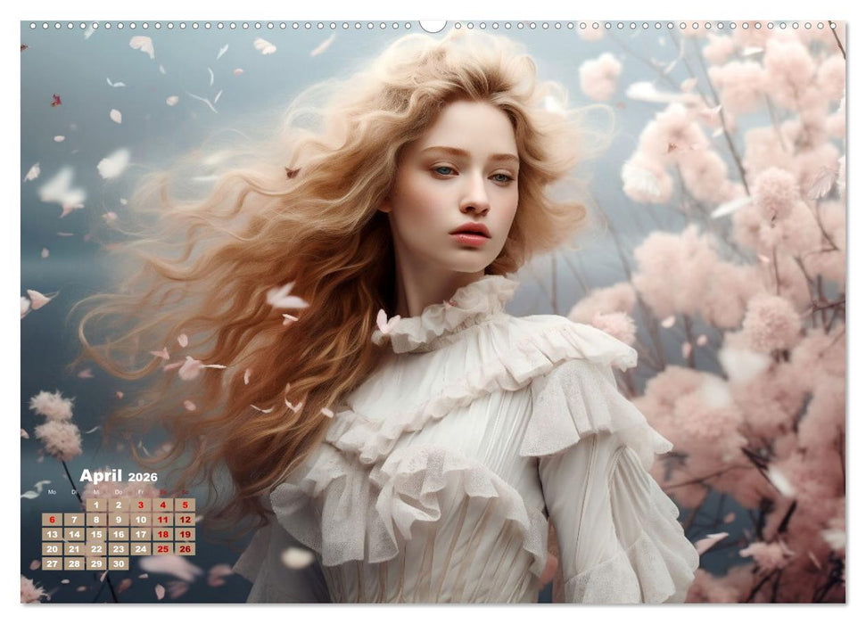 Märchenhafte Fabelfrauen (CALVENDO Premium Wandkalender 2026)