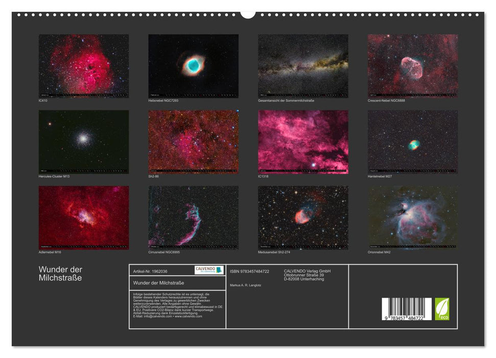 Wunder der Milchstraße (CALVENDO Premium Wandkalender 2026)