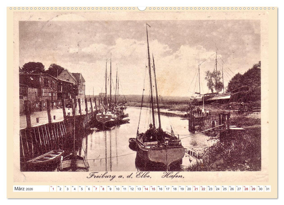 Gruß aus Freiburg an der Elbe (CALVENDO Wandkalender 2026)