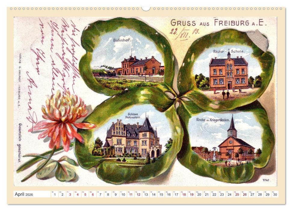 Gruß aus Freiburg an der Elbe (CALVENDO Wandkalender 2026)