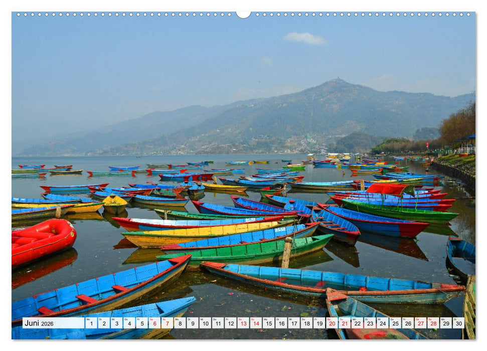 POKHARA und SARANGKOT (CALVENDO Wandkalender 2026)