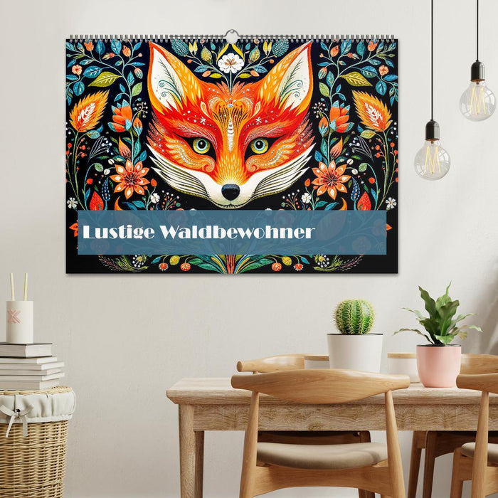 Lustige Waldtiere (CALVENDO Wandkalender 2026)