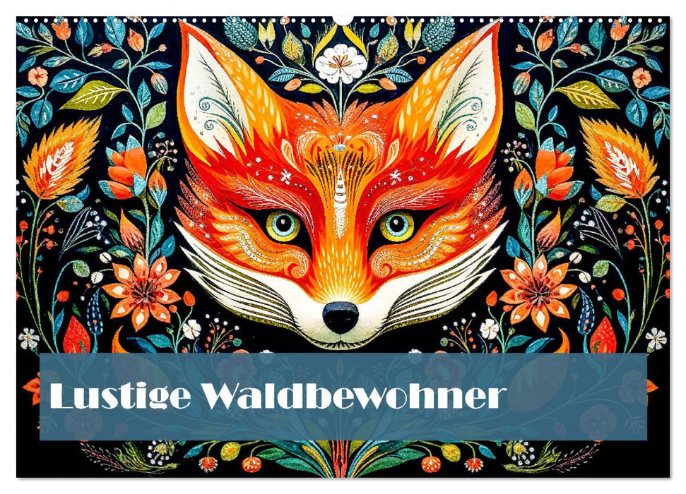 Lustige Waldtiere (CALVENDO Wandkalender 2026)