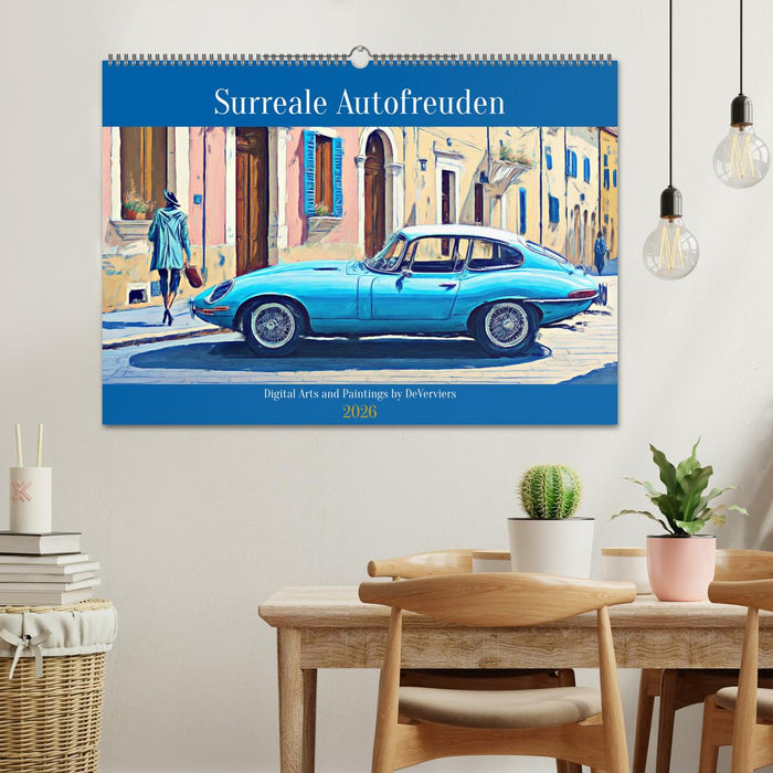 Surreale Autofreuden (CALVENDO Wandkalender 2026)