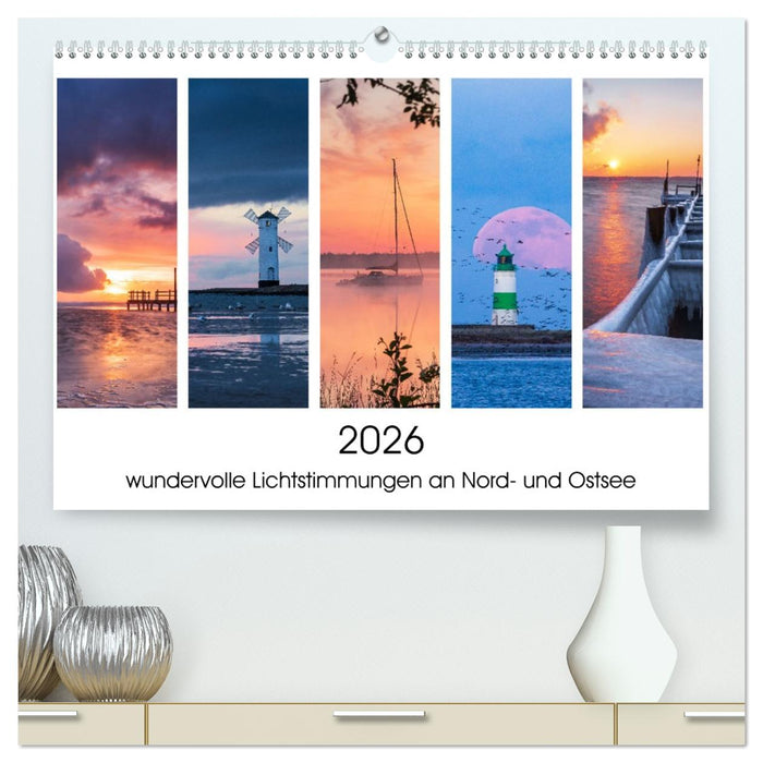 2026 - wundervolle Lichtstimmungen an Nord- und Ostsee (CALVENDO Premium Wandkalender 2026)