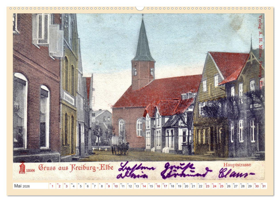 Gruß aus Freiburg an der Elbe (CALVENDO Premium Wandkalender 2026)