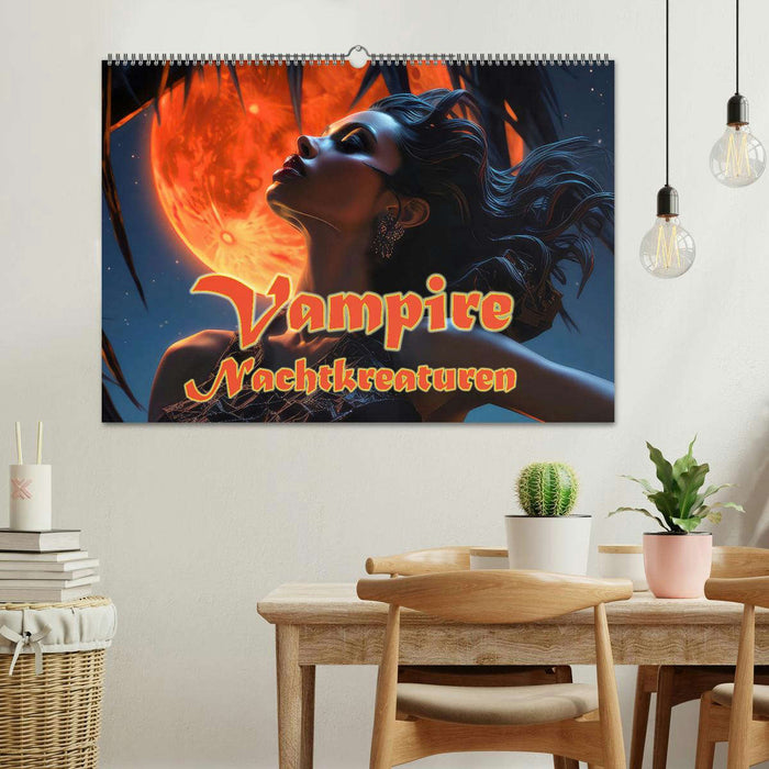 Vampire Nachtkreaturen (CALVENDO Wandkalender 2026)