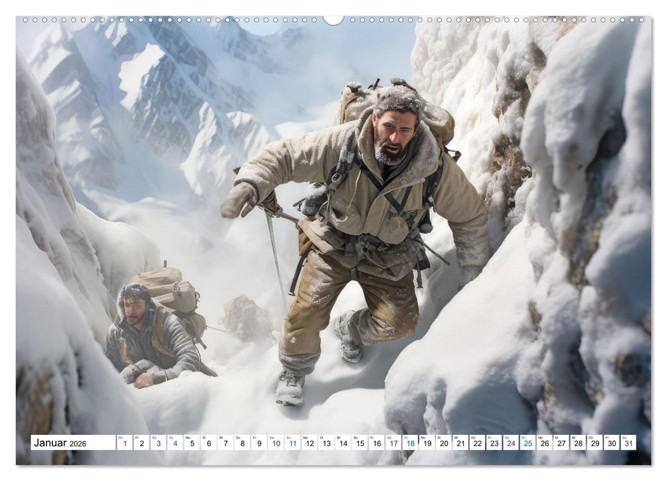 Imposante Bergwelt (CALVENDO Premium Wandkalender 2026)