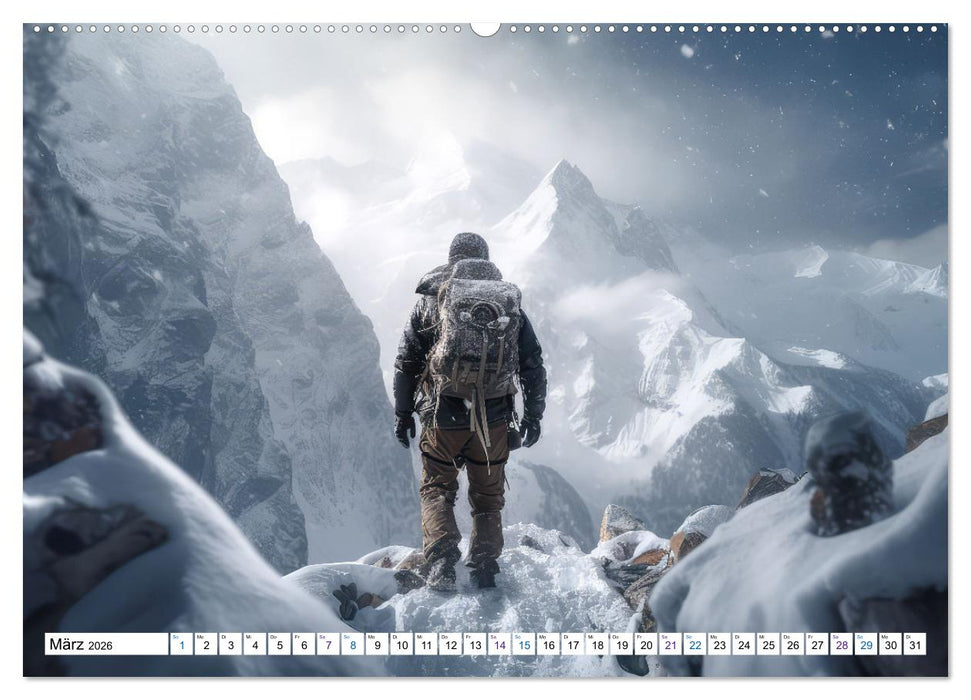 Imposante Bergwelt (CALVENDO Premium Wandkalender 2026)