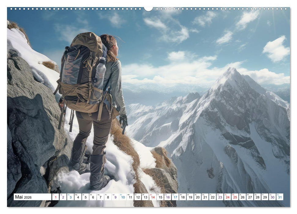 Imposante Bergwelt (CALVENDO Premium Wandkalender 2026)