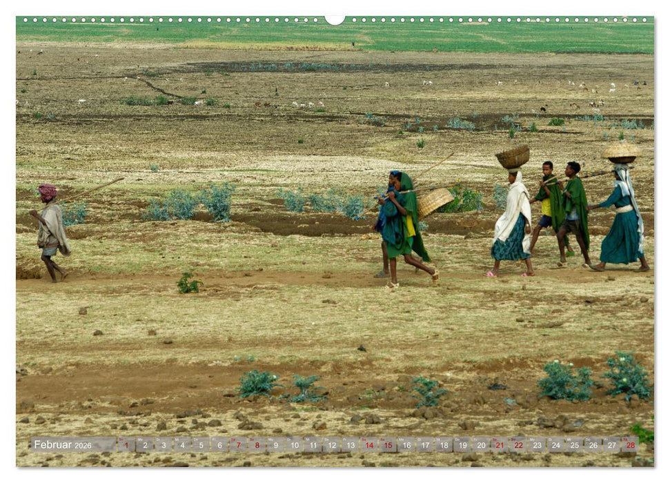 neunziggrad photoart: äthiopien von nord nach süd (CALVENDO Premium Wandkalender 2026)