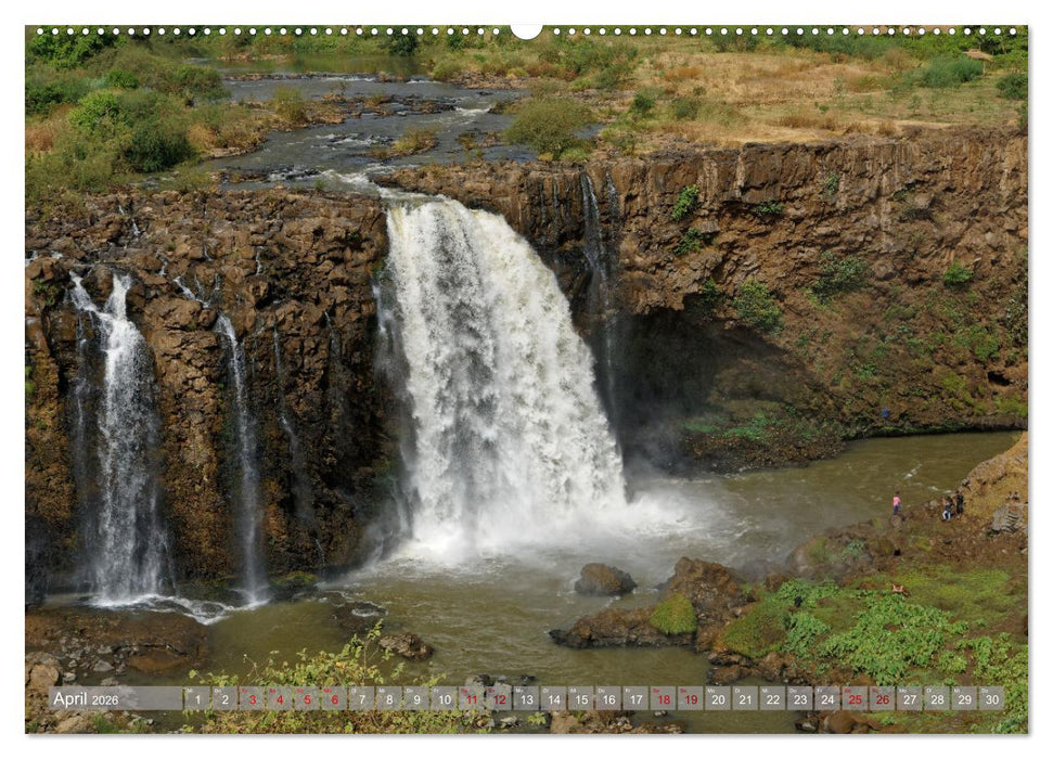 neunziggrad photoart: äthiopien von nord nach süd (CALVENDO Premium Wandkalender 2026)
