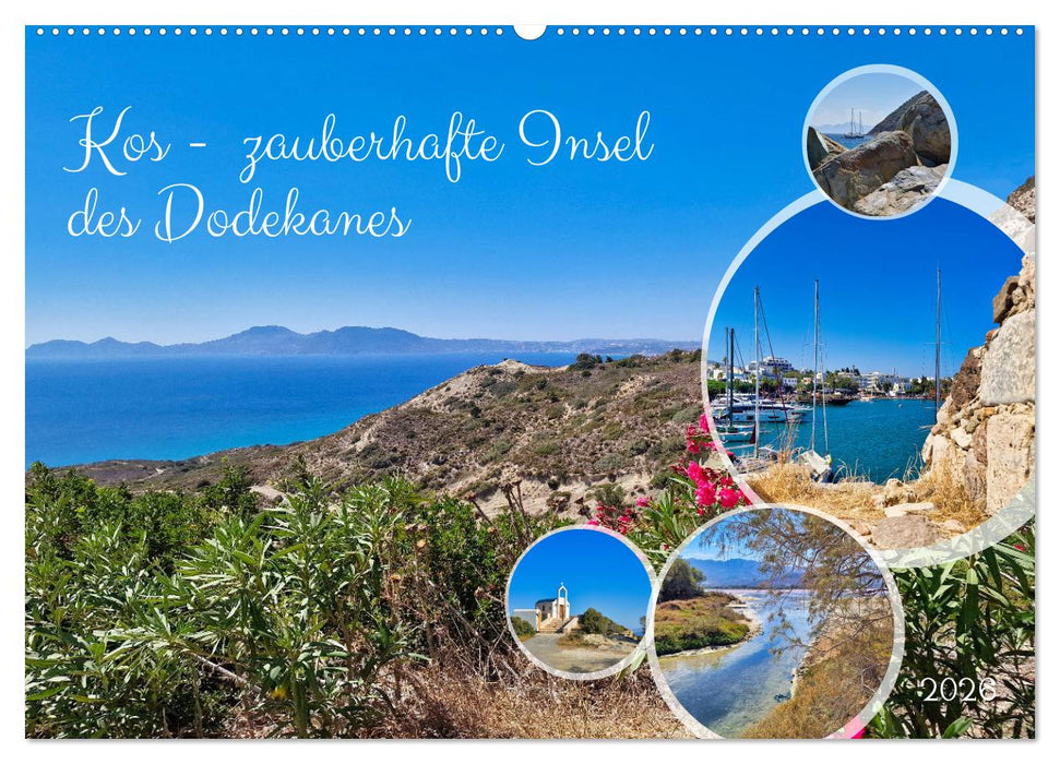 Kos - zauberhafte Insel des Dodekanes (CALVENDO Wandkalender 2026)