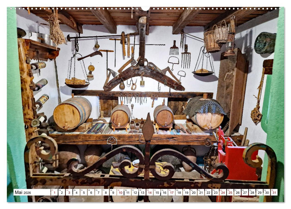 Traditionshaus auf Kos (CALVENDO Premium Wandkalender 2026)