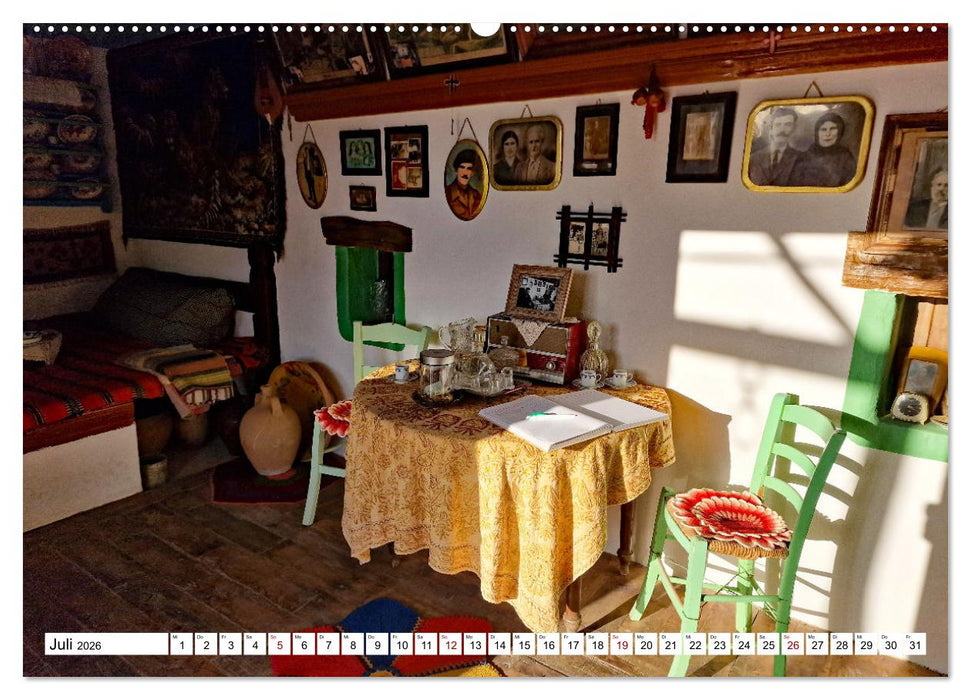 Traditionshaus auf Kos (CALVENDO Premium Wandkalender 2026)