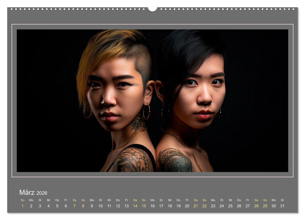 Zwillinge - Ein Jahr mit doppelter Freude (CALVENDO Premium Wandkalender 2026)
