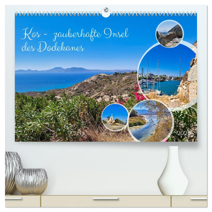 Kos - zauberhafte Insel des Dodekanes (CALVENDO Premium Wandkalender 2026)
