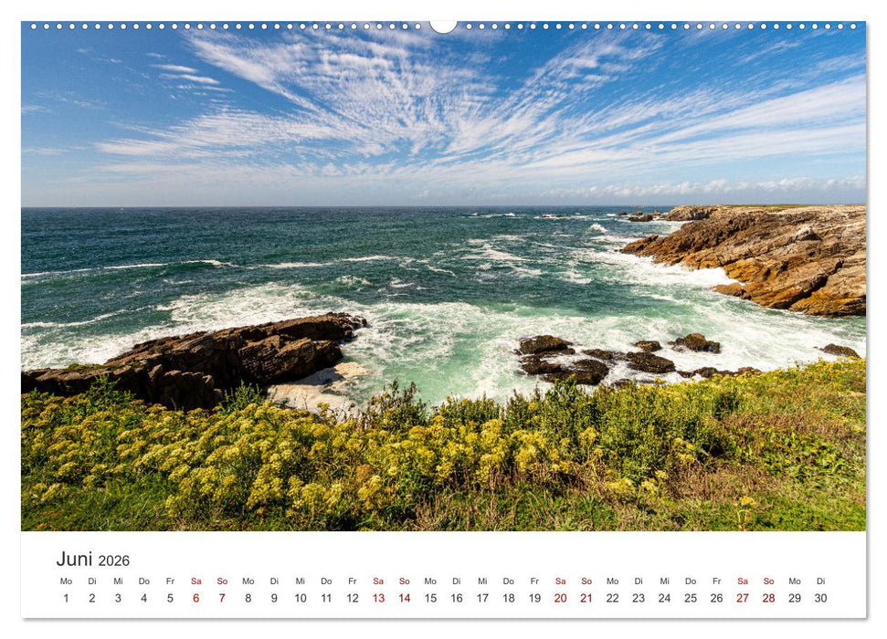 Die Bretagne - Traumpfade (CALVENDO Premium Wandkalender 2026)