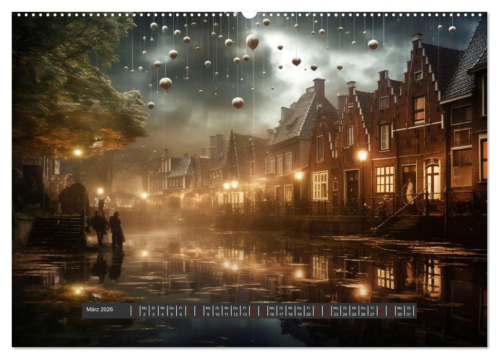 Unheimliche Behausungen (CALVENDO Premium Wandkalender 2026)