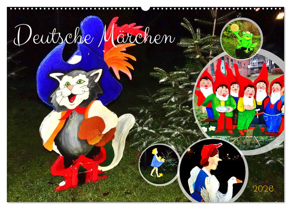Deutsche Märchen (CALVENDO Wandkalender 2026)
