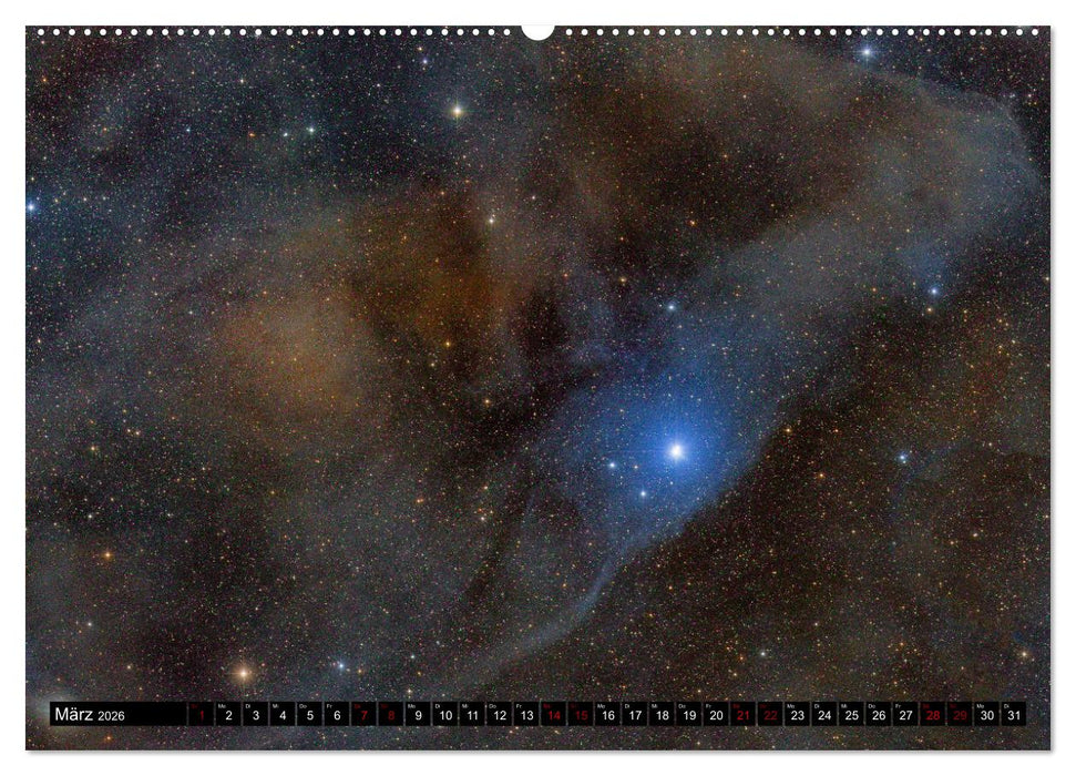 Deepsky XVII (CALVENDO Premium Wandkalender 2026)
