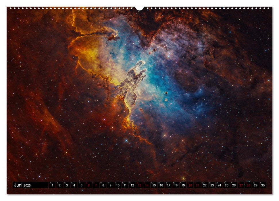 Deepsky XVII (CALVENDO Premium Wandkalender 2026)